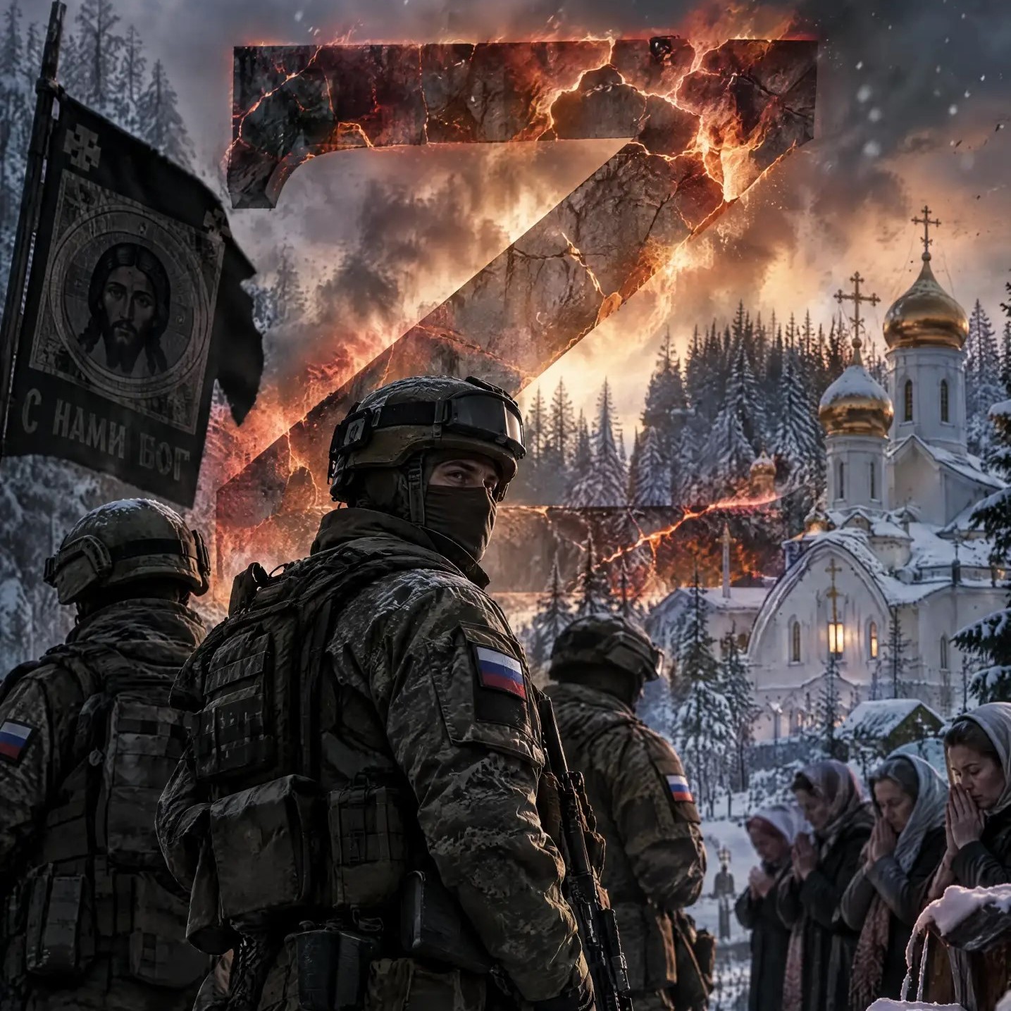 Обложка: Россия (С нами Бог)